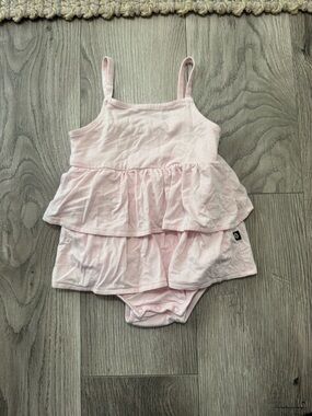 Kyte BABY Pale Pink Ruffle Onesie